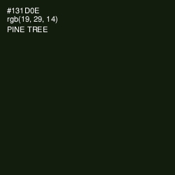 #131D0E - Pine Tree Color Image